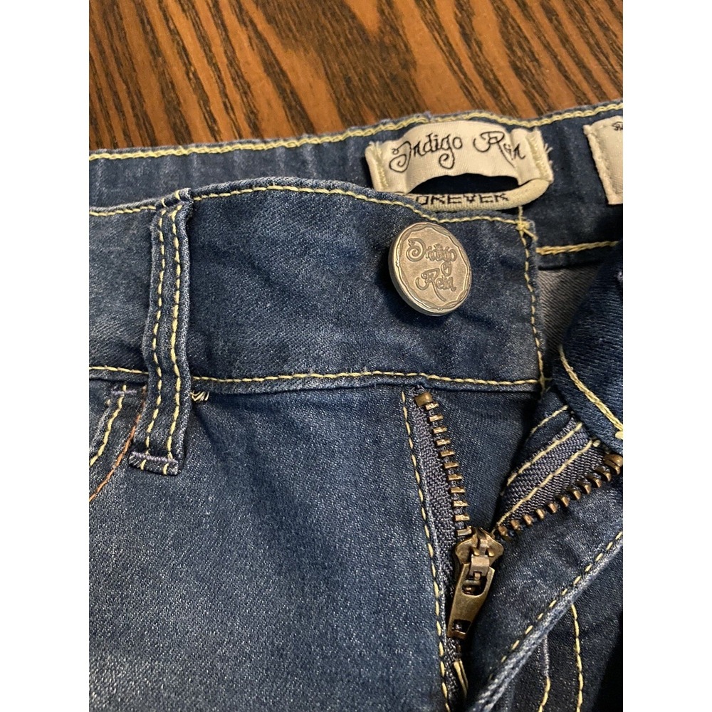 Indigo Rein Low Rise Denim Shorts Juniors Size 3 Y2K low rise - Picture 8 of 9